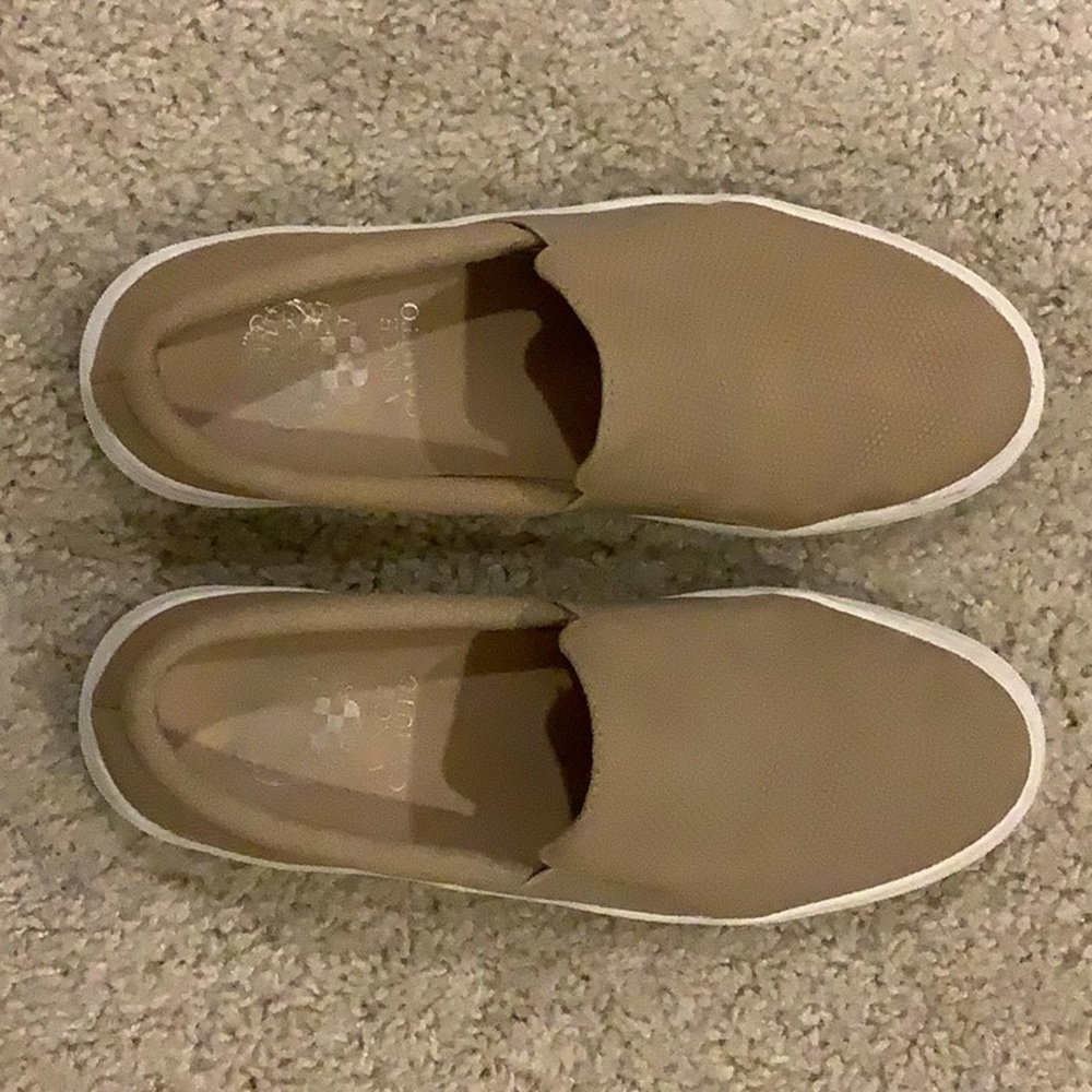 Vince Camuto canvas slip ons